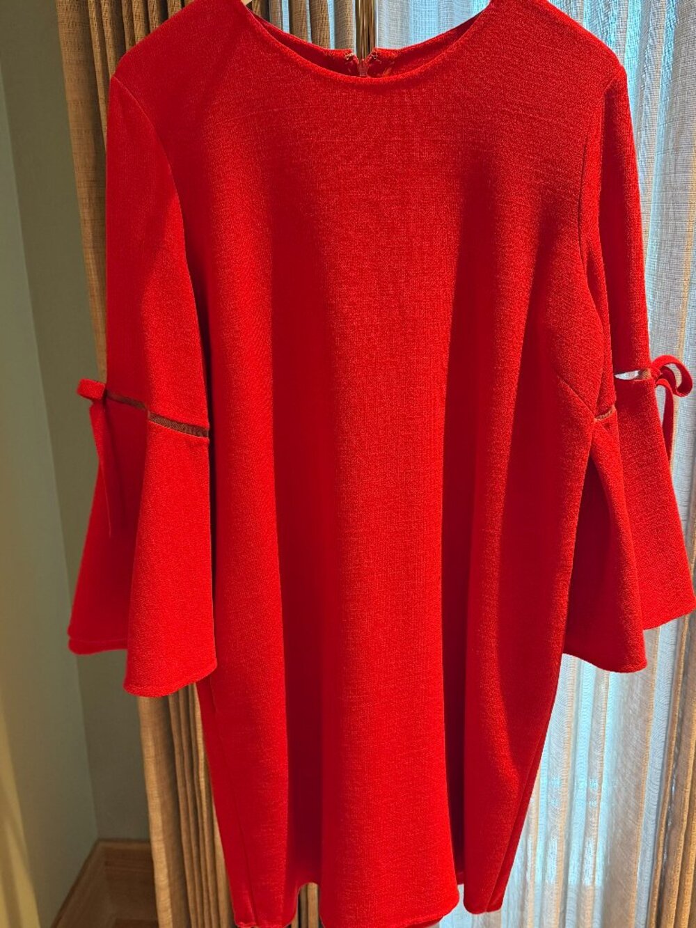 Oscar de la Renta Wool Silk Mini Sheath Dress
